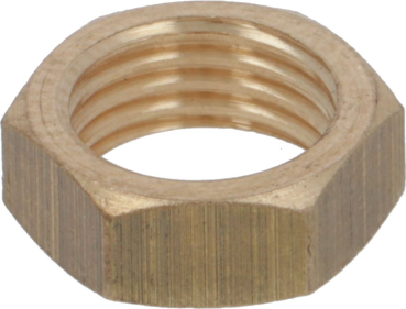 MC009 Mutter Messing M10X1 Schlüssel 12 mm, 4,5 mm f. Heizkörper