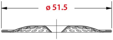 IMS515 IMS Präzisionsdusche Ø 51,5 mm