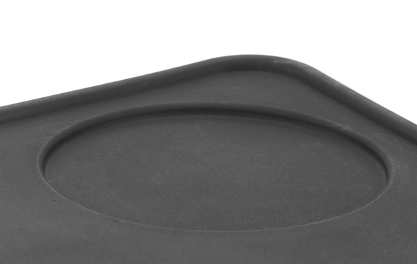 Tampermatte Schwarz - Tamping Matte mit Tamperstand