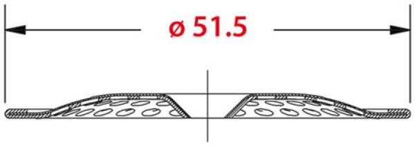 IMS515 IMS Präzisionsdusche Ø 51,5 mm